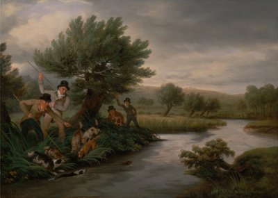 Spearing the Otter by Philip Reinagle